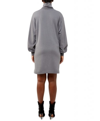 Grey State Helen Cotton Sweatshirt Maternity Dress Gray $33.96 Dresses