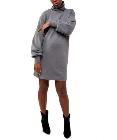 Grey State Helen Cotton Sweatshirt Maternity Dress Gray $33.96 Dresses