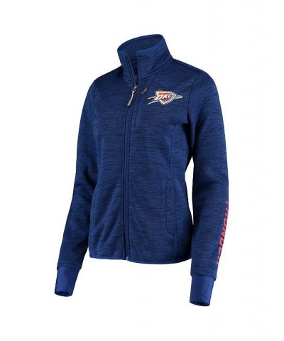 Women's Blue Oklahoma City Thunder Three Point Full-Zip Jacket Blue $35.88 Jackets