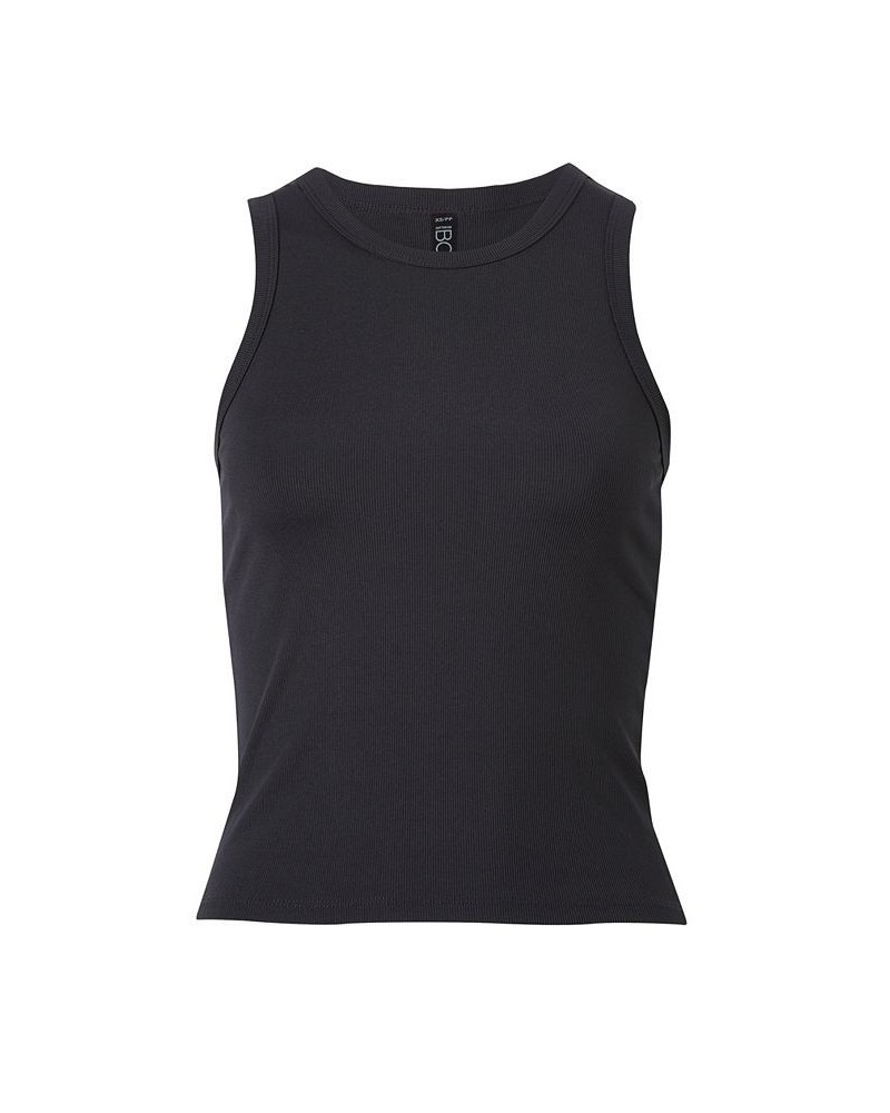 Women's Active Rib Tank Top Black $15.00 Tops