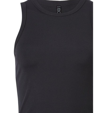 Women's Active Rib Tank Top Black $15.00 Tops