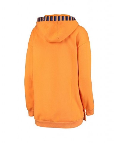 Women's Orange New York Knicks Perfectly Oversized Team Pullover Hoodie Orange $46.80 Sweatshirts