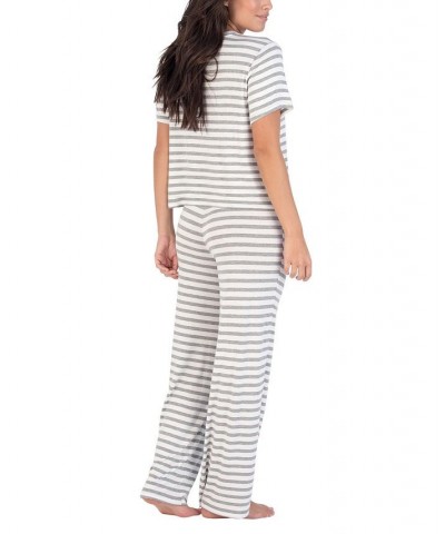 Women's All American Printed Loungewear Set Tan/Beige $31.90 Sleepwear