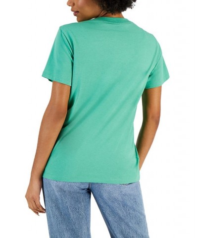 Juniors' West Coast-Graphic T-Shirt Green $10.06 Tops