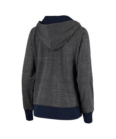 Women's Heathered Charcoal New York Yankees Chalk Talk Tri-Blend Hoodie Cardigan Heathered Charcoal $40.00 Sweaters