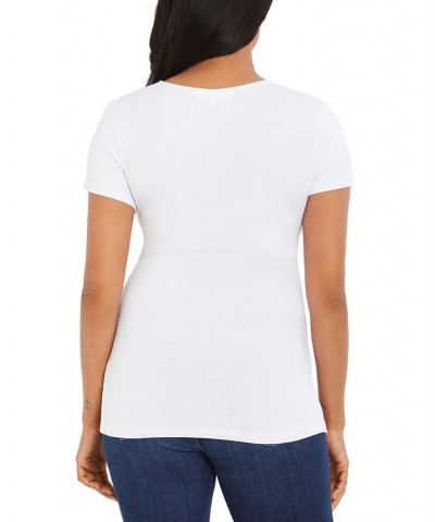 Wrap Nursing T-Shirt White $32.43 Tops