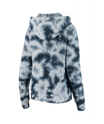 Women's Navy New England Patriots Tie Dye Fleece Full-Zip Hoodie Navy $31.05 Sweatshirts