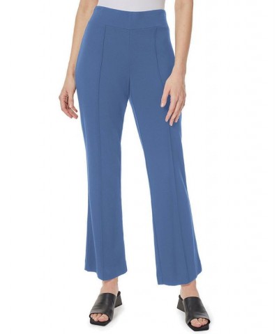 Women's Pull On Seam Wide Leg Pants Blue $20.90 Pants