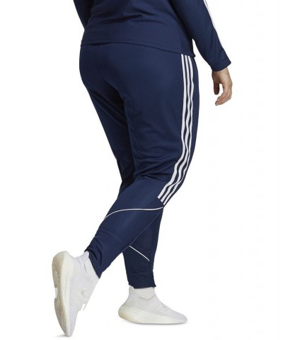 Plus Size Tiro 23 League 3-Stripes Track Pants Blue $27.60 Pants