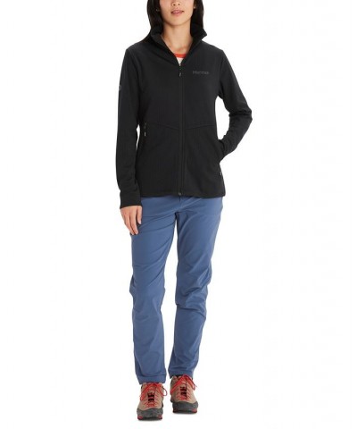 Women's Leconte Jacquard Fleece Active Jacket Black $37.40 Jackets