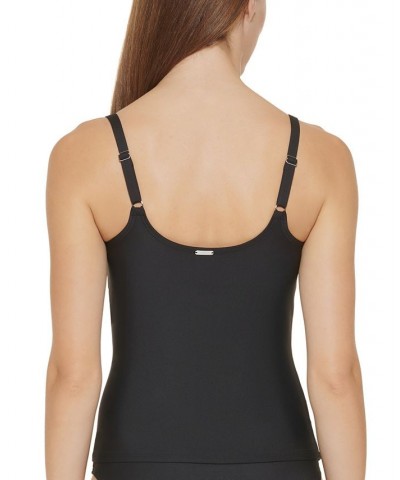 Square-Neckline Tankini Top & Bottoms Black $49.98 Swimsuits