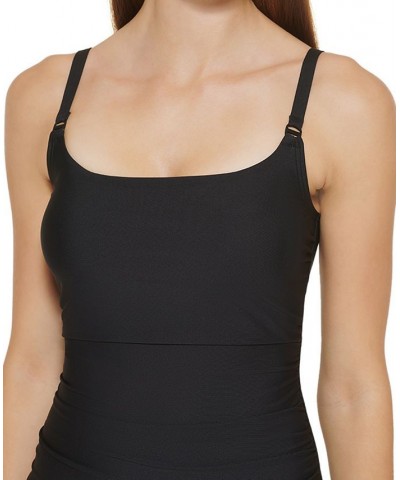 Square-Neckline Tankini Top & Bottoms Black $49.98 Swimsuits