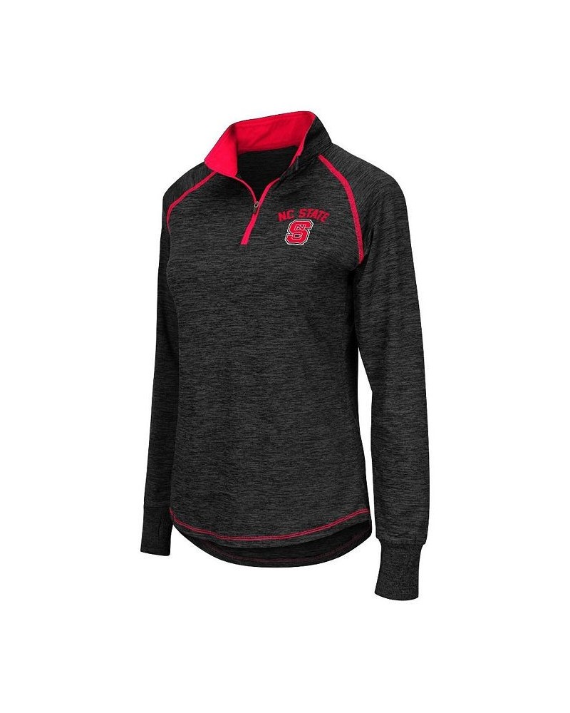 Women's Black NC State Wolfpack Bikram 1/4 Zip Long Sleeve Jacket Black $31.34 Jackets