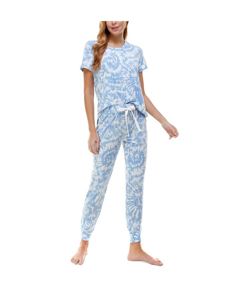 Printed Short Sleeve Top & Jogger Pajama Set Flintstone $17.39 Sleepwear