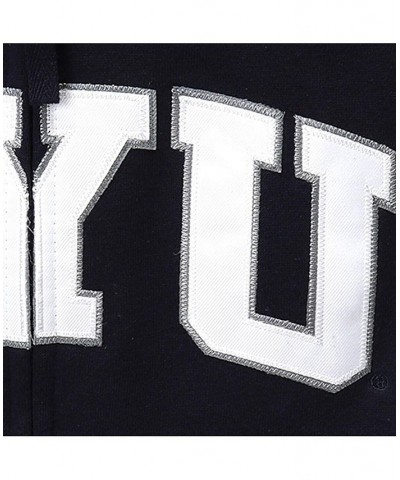 Women's Stadium Athletic Navy BYU Cougars Arched Name Full-Zip Hoodie Navy $29.90 Sweatshirts