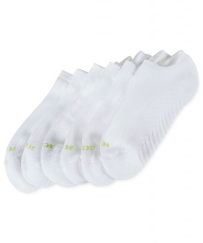 Women's Massaging No Show 6 Pack Socks White $13.44 Socks