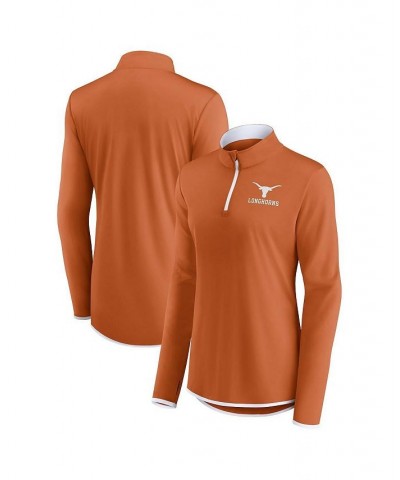 Women's Branded Texas Orange Texas Longhorns Worth the Drive Quarter-Zip Top Texas Orange $32.50 Tops