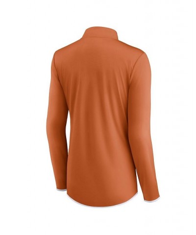 Women's Branded Texas Orange Texas Longhorns Worth the Drive Quarter-Zip Top Texas Orange $32.50 Tops