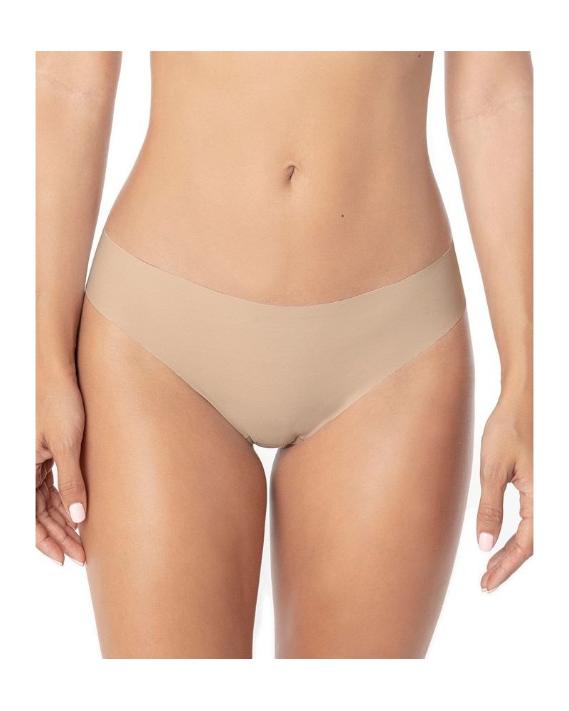 No Ride-Up Seamless Thong Panty Tan/Beige $12.42 Panty