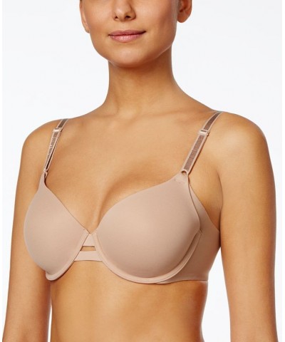 Warners No Side Effects Underarm-Smoothing Comfort Underwire Lightly Lined T-Shirt Bra 1356 Tan/Beige $12.99 Bras