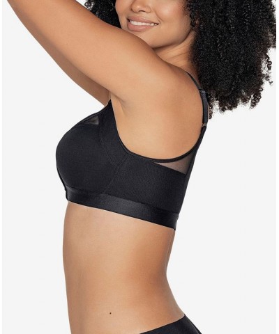 Back Support Posture Corrector Wireless Bra with Contour Cups 011936 Black $28.60 Bras