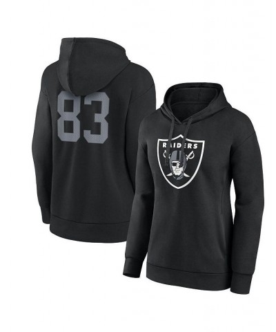 Women's Branded Darren Waller Black Las Vegas Raiders Player Icon Name and Number Pullover Hoodie Black $42.50 Sweatshirts