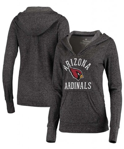 Women's Black Arizona Cardinals Doubleface Slub Pullover Hoodie Black $45.04 Sweatshirts