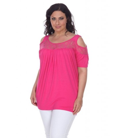 Plus Size Bexley Tunic Top Pink $28.52 Tops