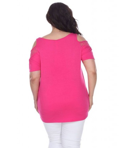 Plus Size Bexley Tunic Top Pink $28.52 Tops