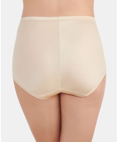 Women's Smoothing Comfort with Lace Brief Underwear Damask Neutral (Nude 5) $11.31 Panty