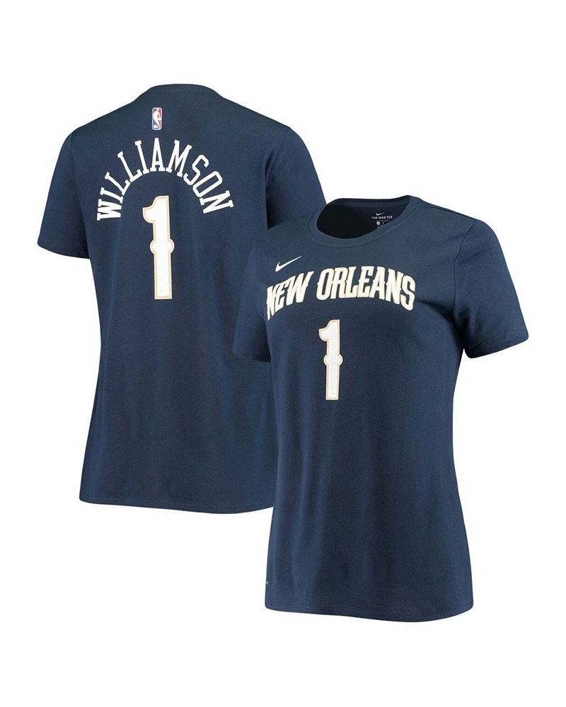 Women's Zion Williamson Navy New Orleans Pelicans Name & Number Performance T-shirt Navy $20.00 Tops